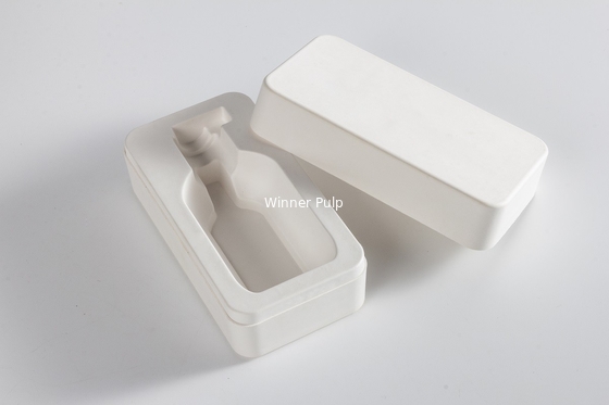 Biodegradable Molded Pulp Box Eco Friendly Printable Custom Green Packaging
