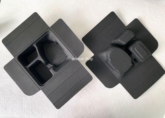 0.8mm Fiber Paper Pulp Biodegradable Packaging With Living Hinge
