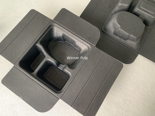 0.8mm Fiber Paper Pulp Biodegradable Packaging With Living Hinge
